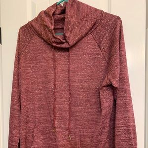 Size large rose colored long sleeve